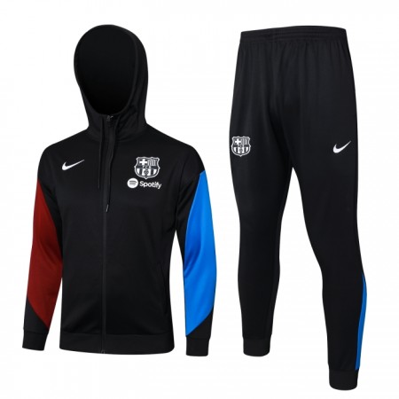 Barcelona Trainingsjack Capuchon 2024-25 Zwarte